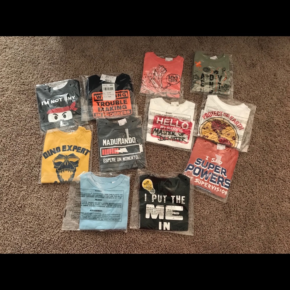 FINAL🎉NWT Baby Boy T Shirt Lot⭐️